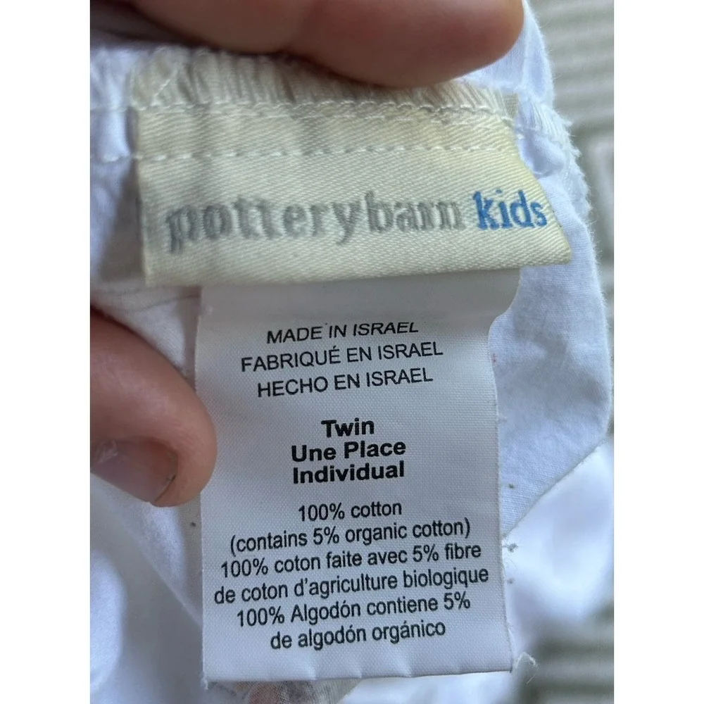 Pottery Barn Kids Ballerina Organic Sheet Twin Fitted